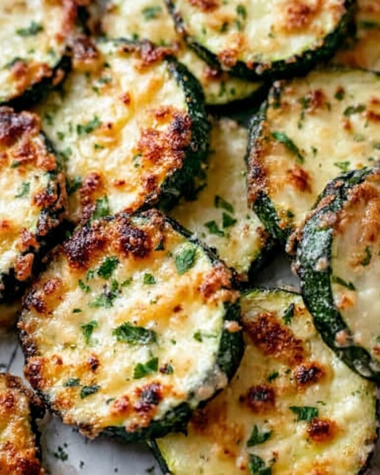 Crispy Parmesan Zucchini Rounds Recipe