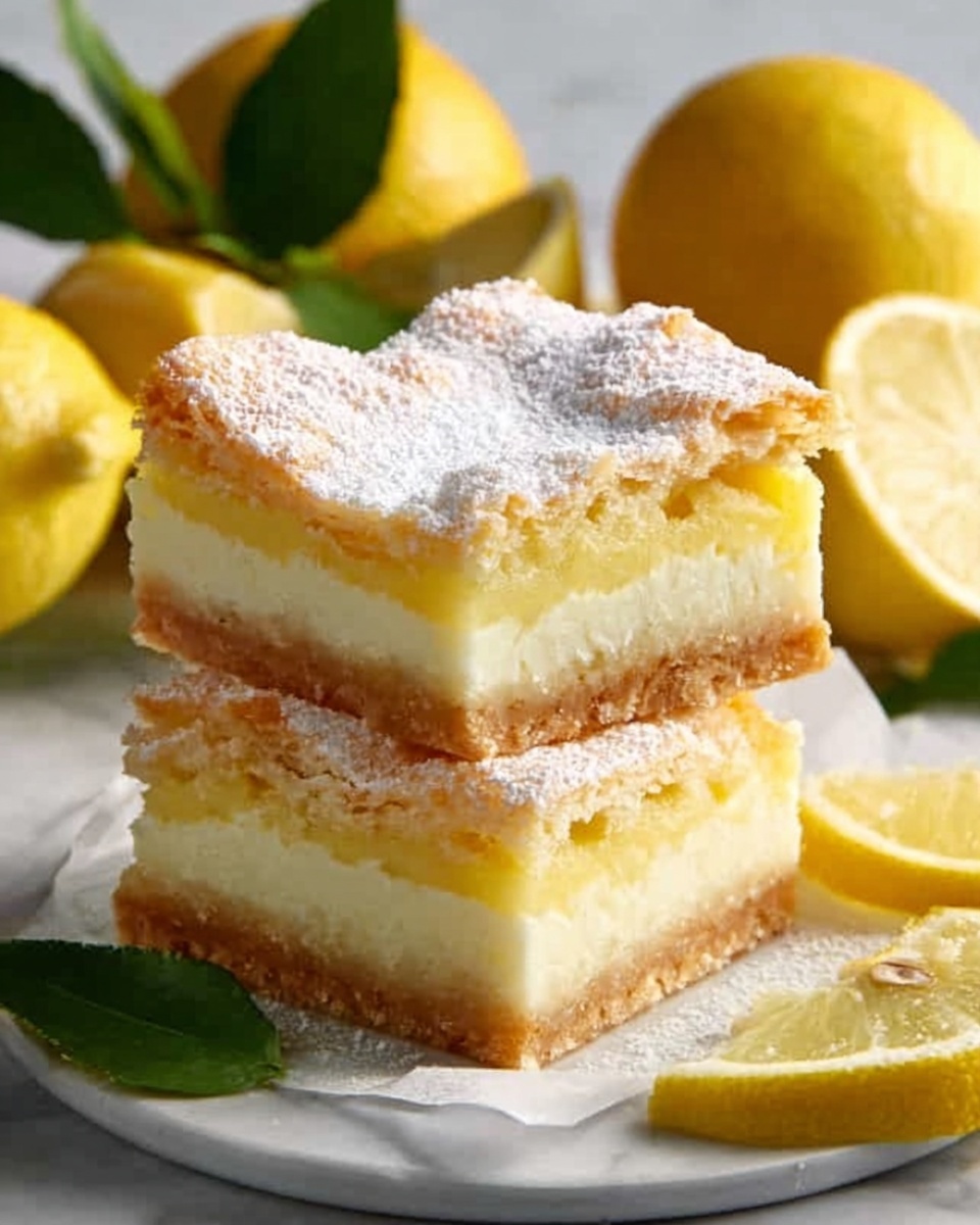Lemon Cream Cheese Bars Recipe - Recipe Image