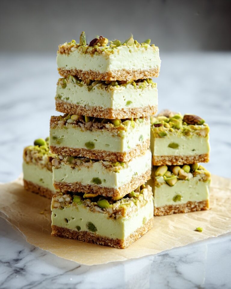 Pistachio Blondie Ice Cream Sandwiches Recipe