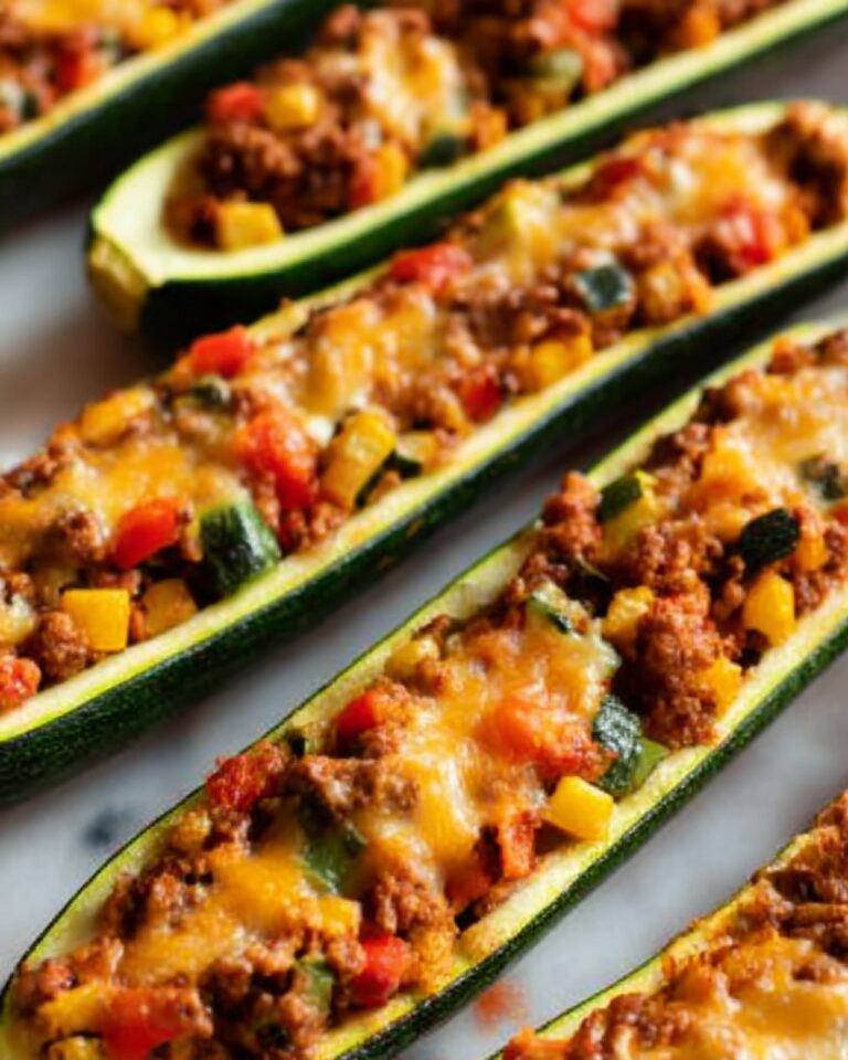 Stuffed Zucchini Boats Recipe