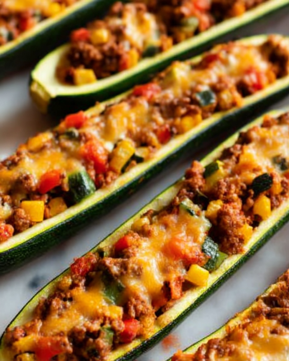 Stuffed Zucchini Boats Recipe - Recipe Image