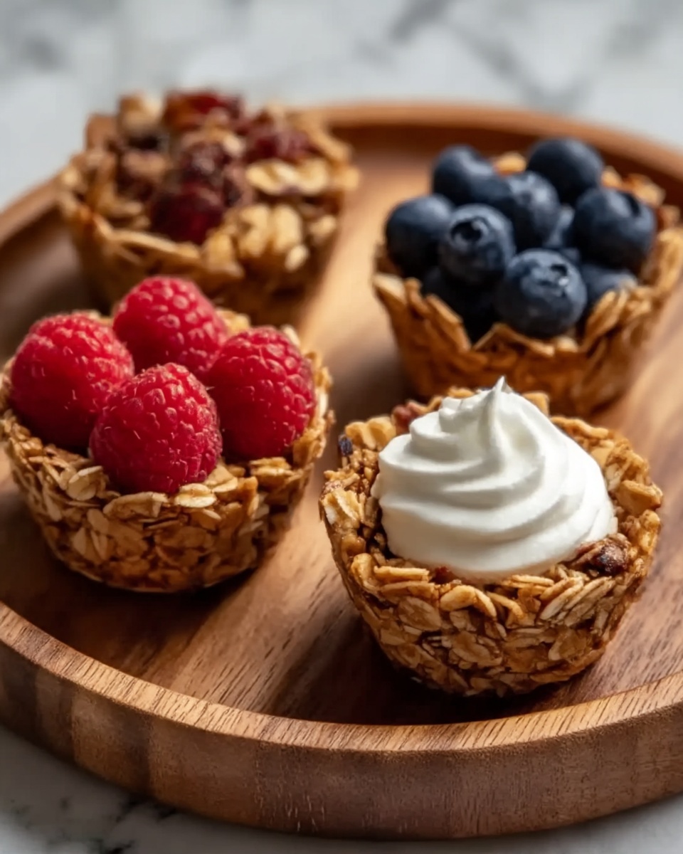 Healthy Granola Cups with Yogurt and Berries Recipe - Recipe Image