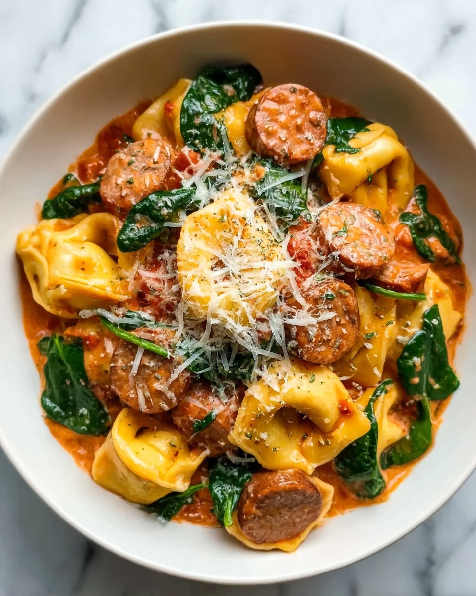 One Pan Tortellini with Sausage Recipe - Recipe Image
