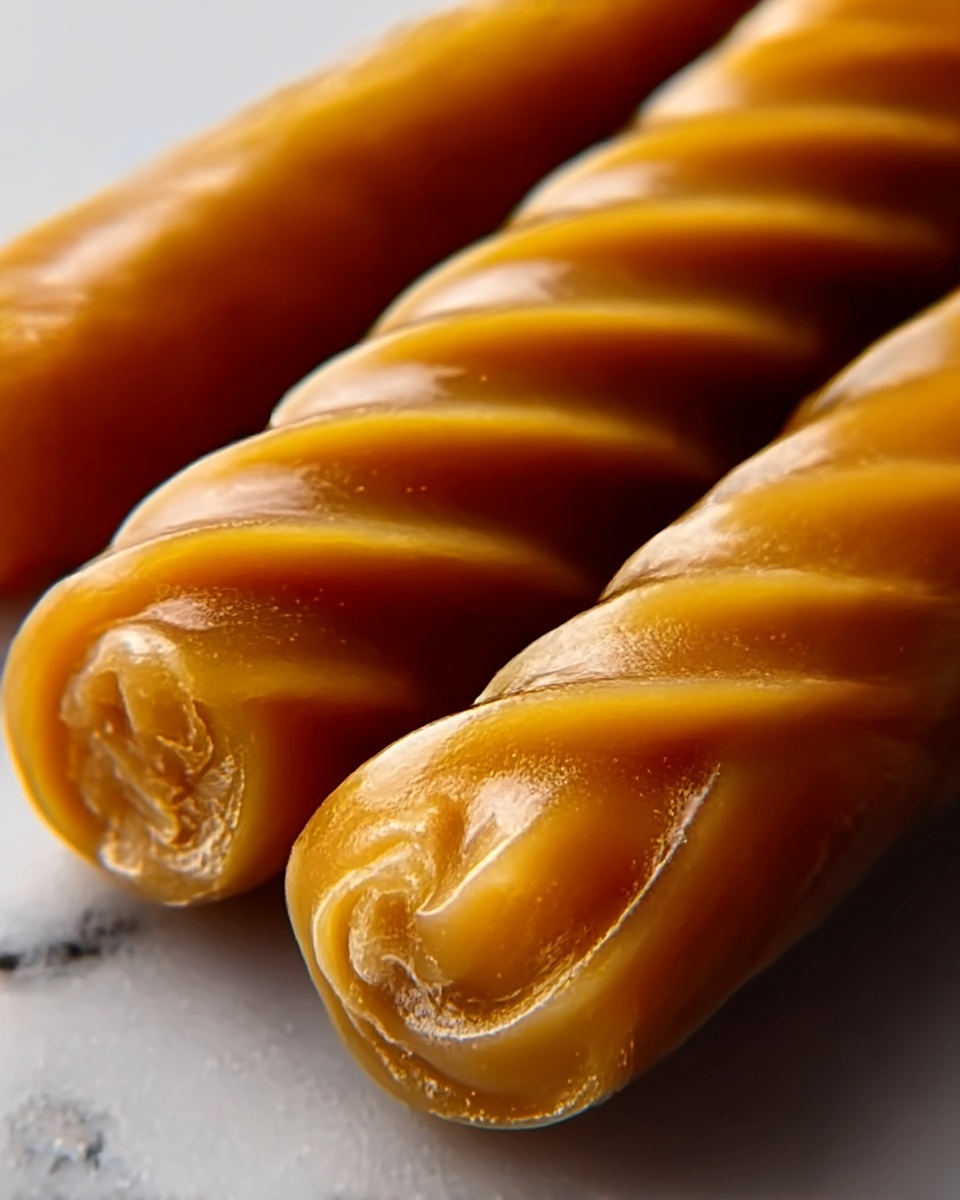 Caramel Pastel Noodles with Edible Glitter Recipe - Recipe Image