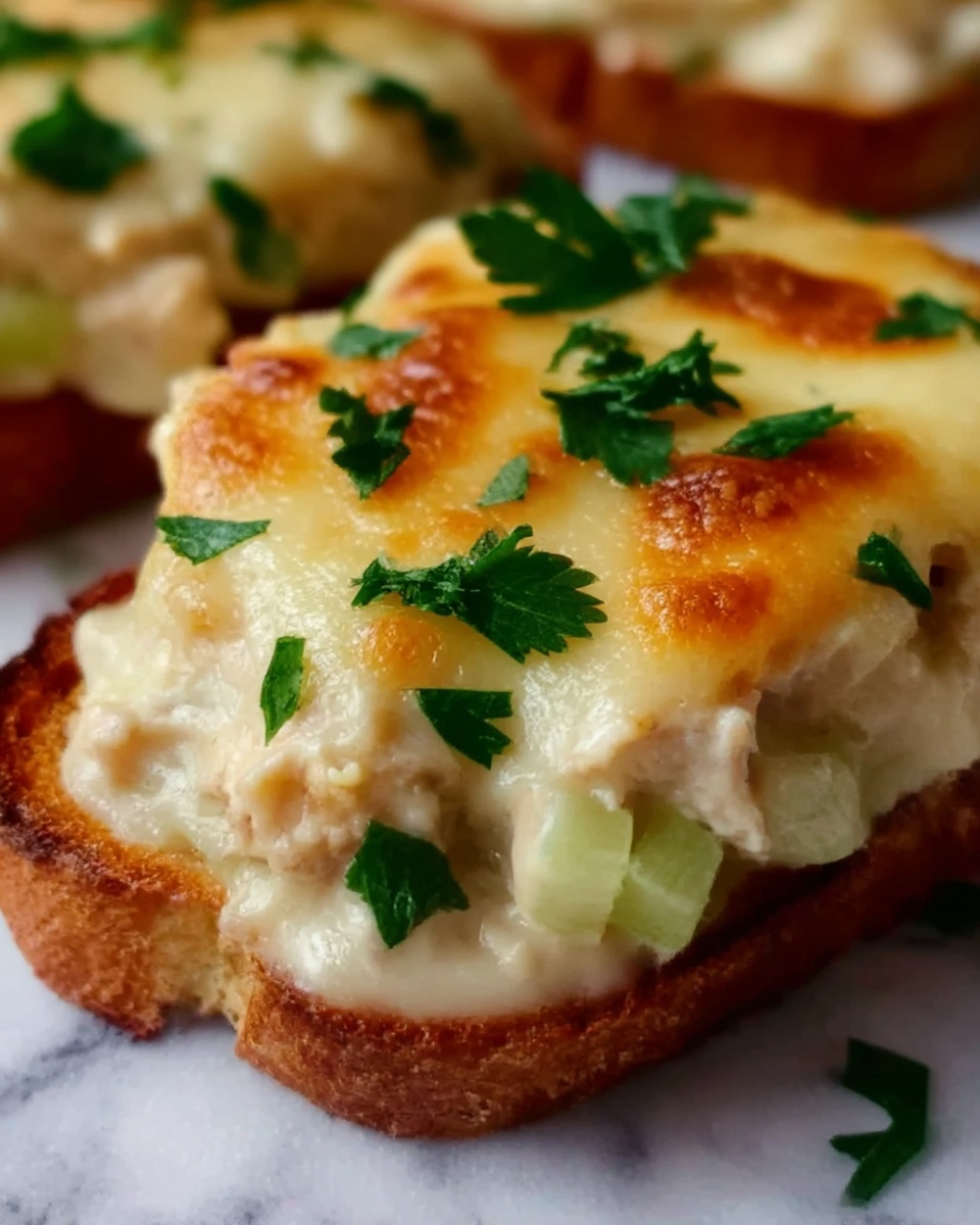 Crispy Cheesy Creamy Tuna Melt Recipe - Recipe Image