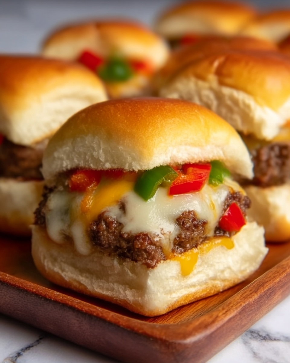 Cheeseburger Sliders with Queso Recipe - Recipe Image