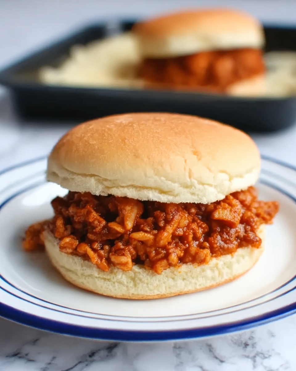 Chicken Parmesan Sloppy Joes Recipe - Recipe Image