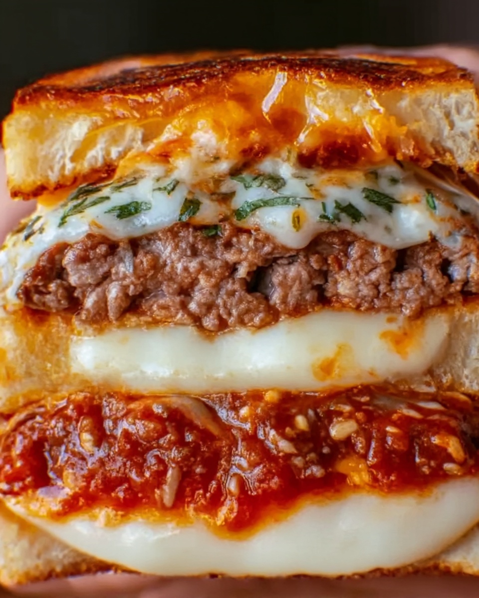 Lasagna Burger Recipe - Recipe Image