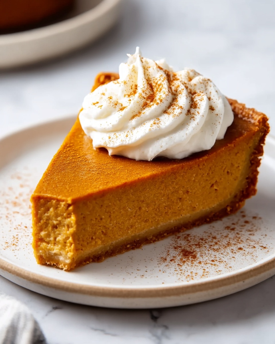 Crustless Pumpkin Pie Recipe - Recipe Image