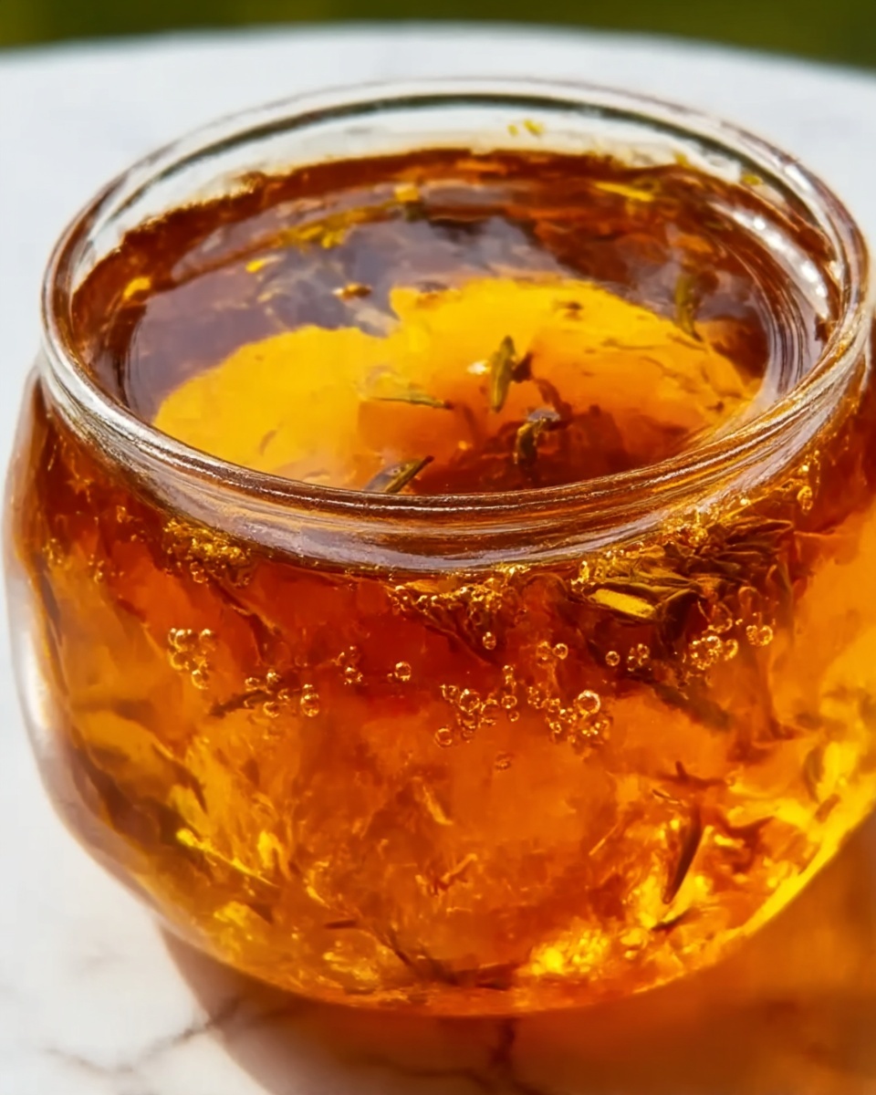 Homemade Dandelion Flower Syrup Recipe - Recipe Image