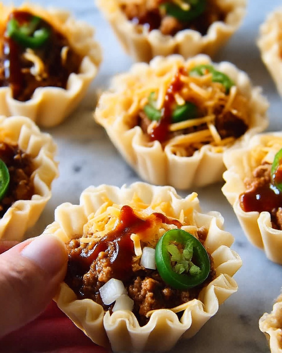 Mini Phyllo Tacos: Flavorful Party Bites Recipe - Recipe Image