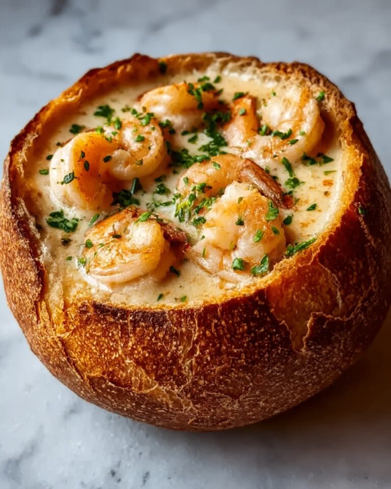 Stuffed Seafood Bread Bowl Recipe