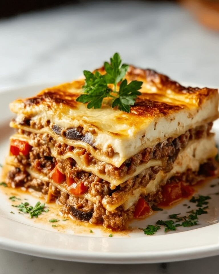 Classic Greek Eggplant Moussaka Recipe