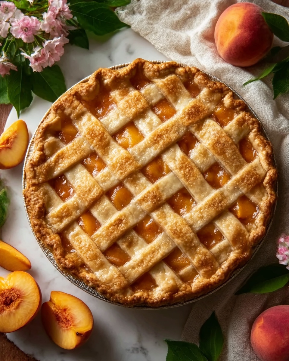 Brown Butter Strawberry Peach Pie Recipe - Recipe Image