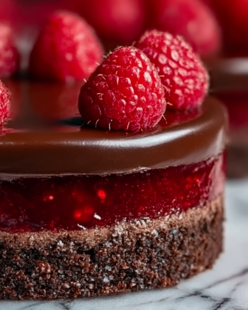 Chocolate Raspberry Truffle Cake Recipe - Recipe Image