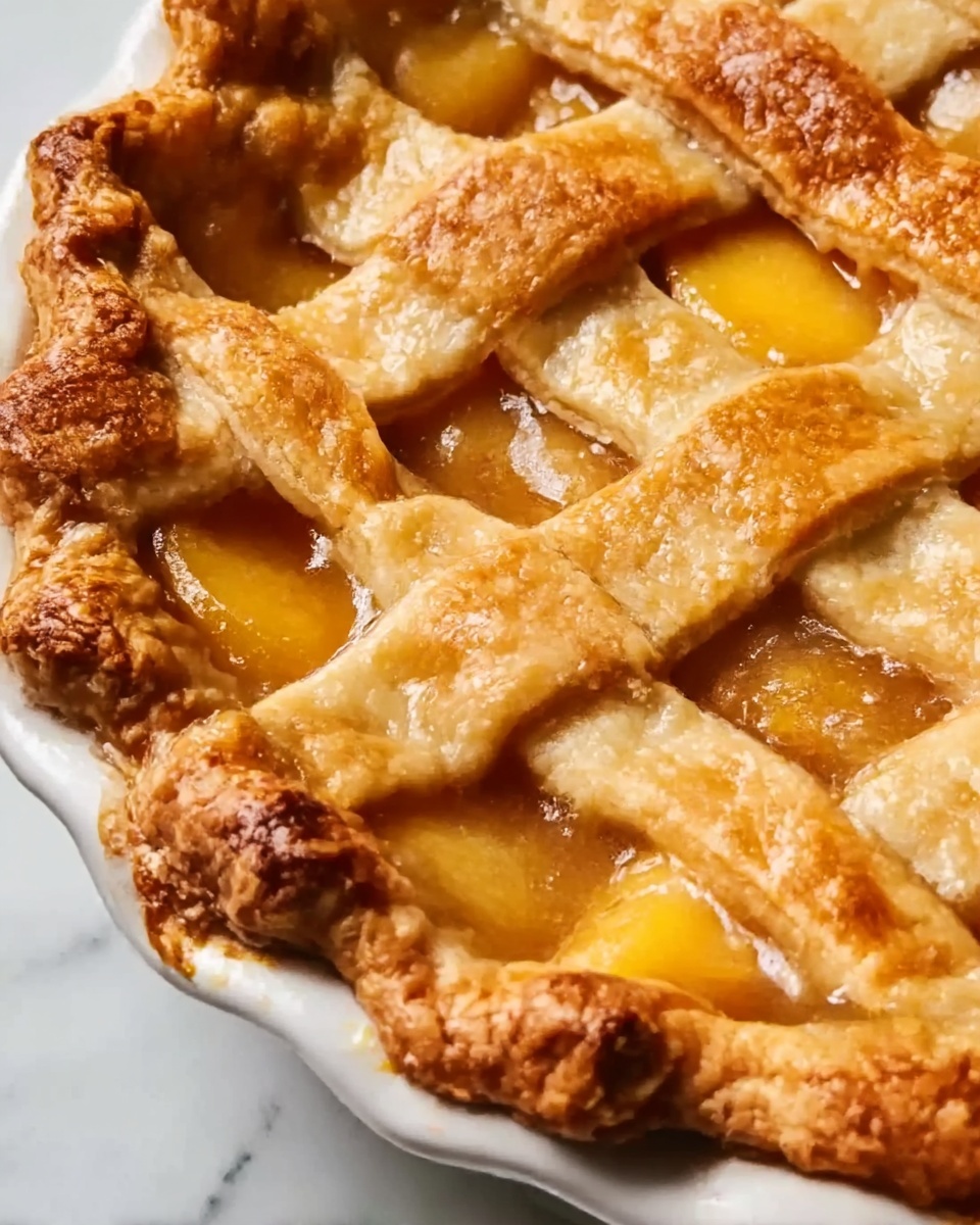 Triple Crust Peach Cobbler Recipe - Recipe Image