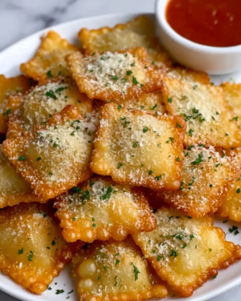 Fried Ravioli with Marinara Dipping Sauce Recipe
