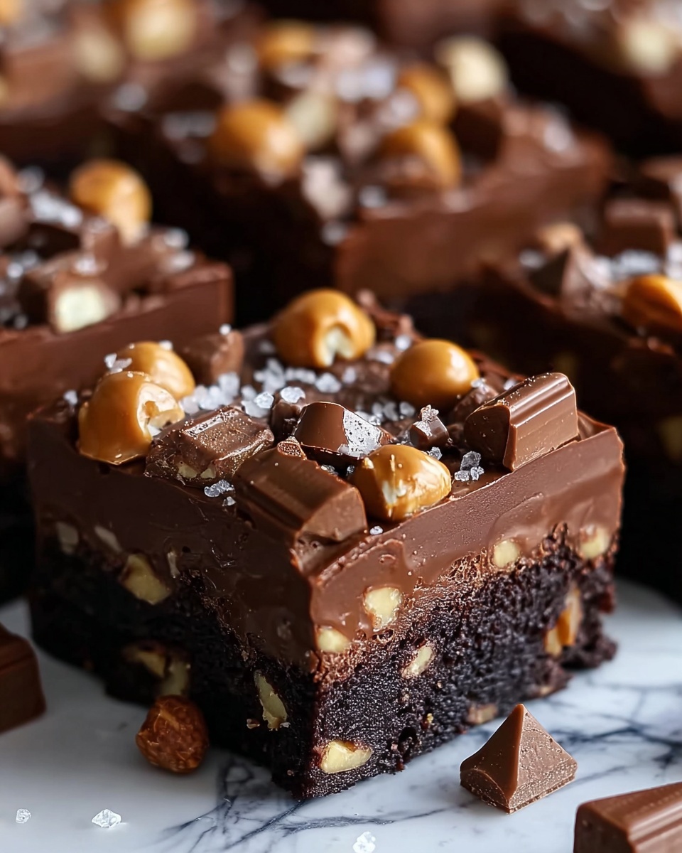 Snickers Brownie Bites Recipe - Recipe Image