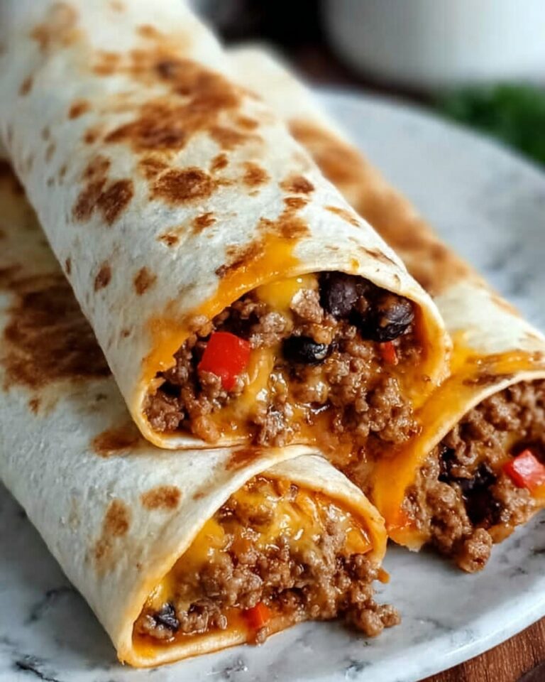 Nacho Cheese Beef Wrap Recipe