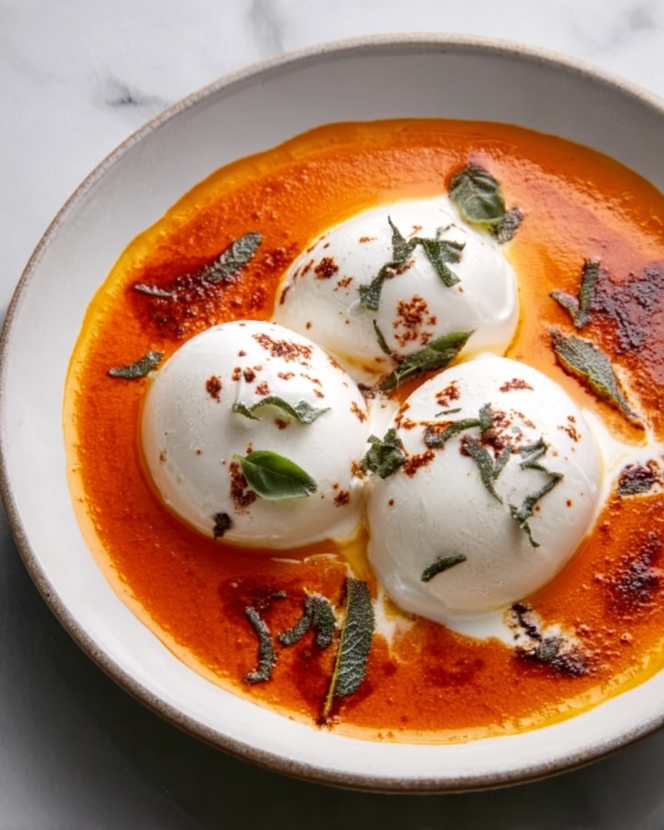 Turkish Eggs (Cilbir) Recipe - Recipe Image