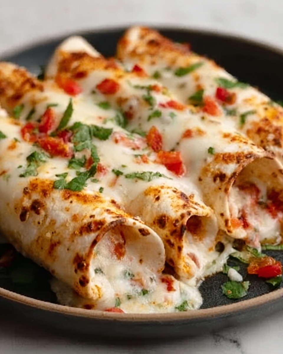 Baked Chicken Chimichangas: Easy and Delicious Recipe - Recipe Image