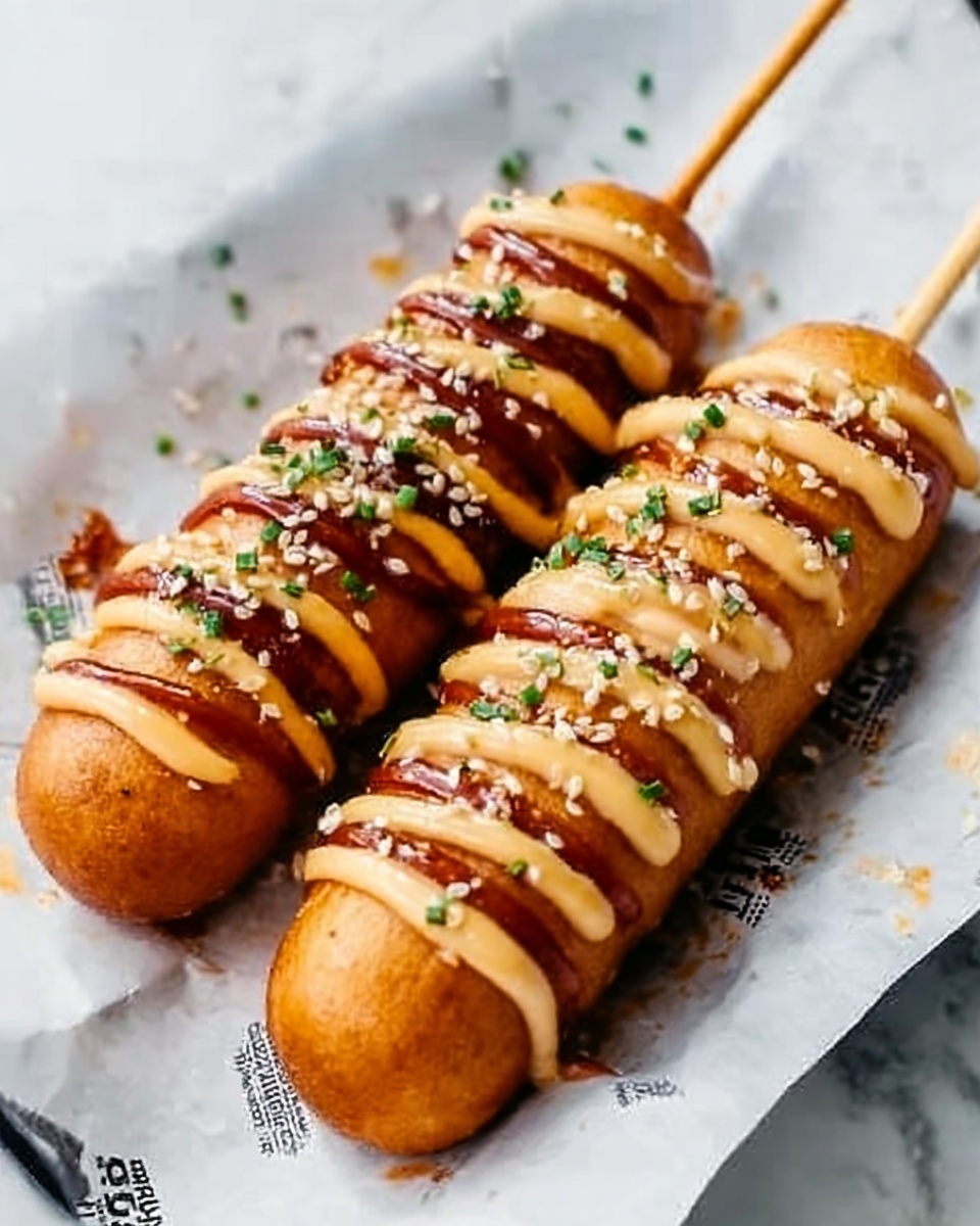 Korean Corn Dogs Recipe - Recipe Image