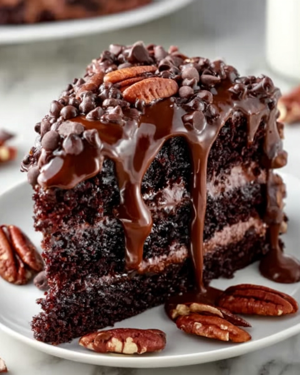 Chocolate Turtle Cake Recipe - Recipe Image
