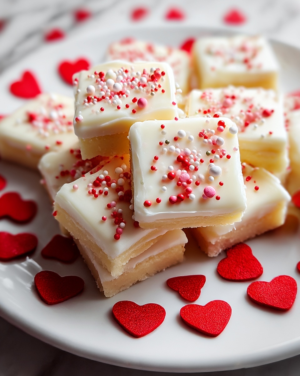 White Chocolate No-Bake Festive Candy Recipe - Recipe Image