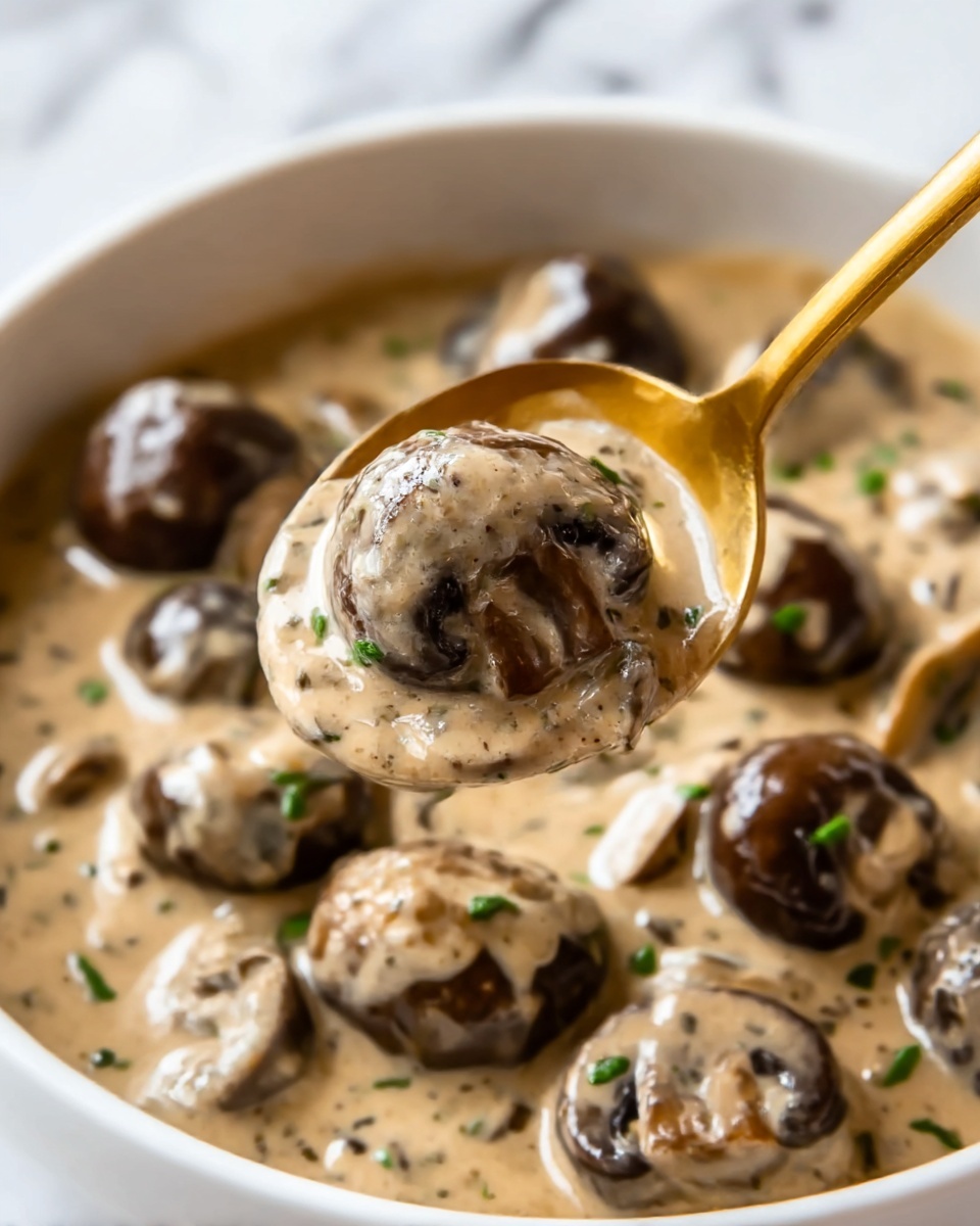 Crockpot Meatball Stroganoff Recipe - Recipe Image