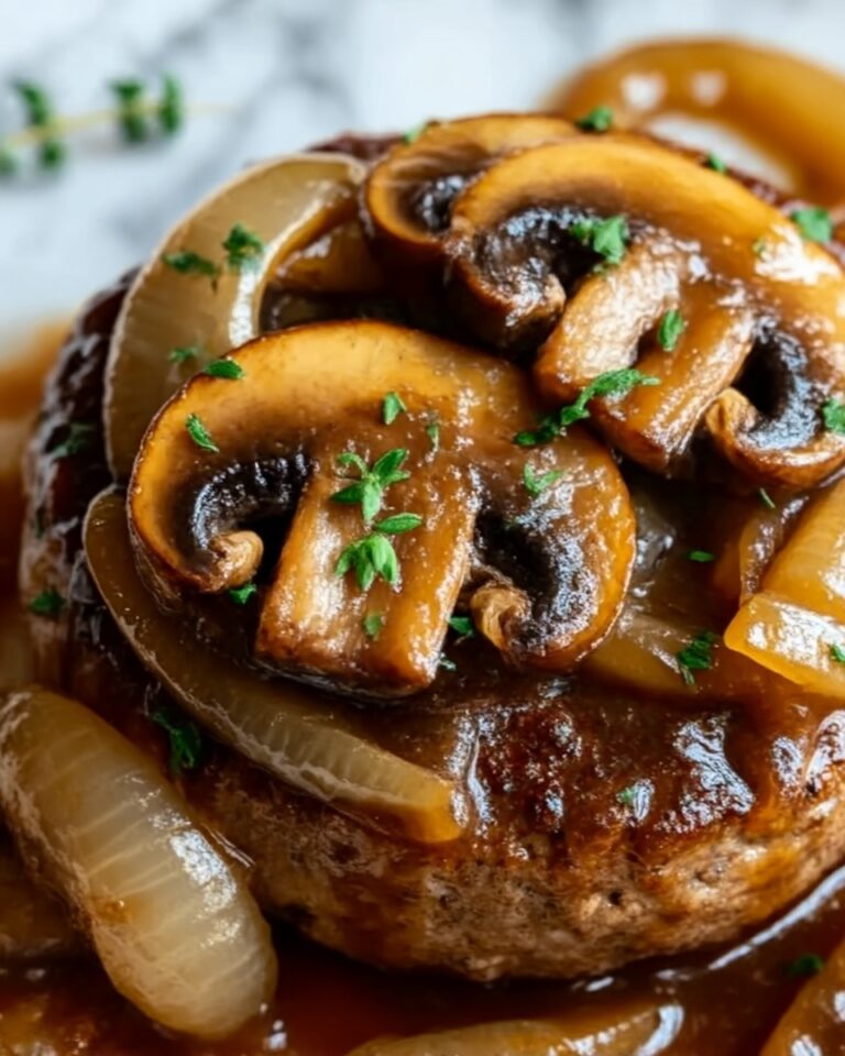 Bobby Flay–Inspired Salisbury Steak Recipe