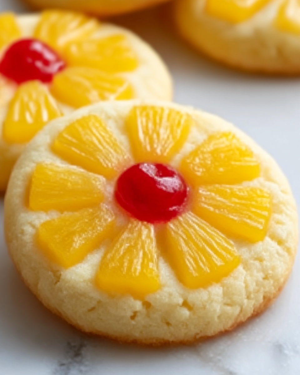 Pineapple Upside Sugar Cookies Recipe - Recipe Image