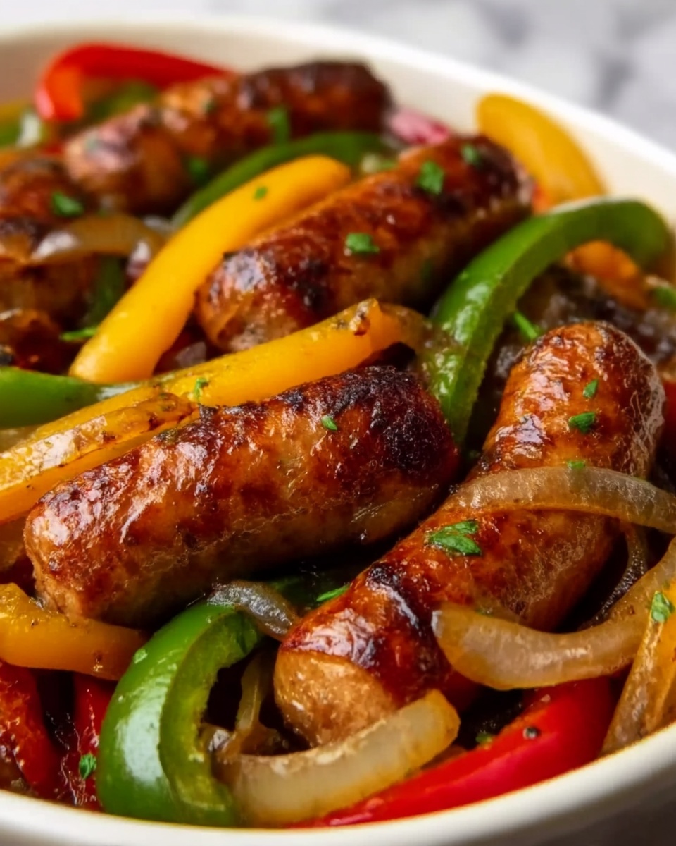 Andouille Sausage and Colorful Pepper Stir-Fry Recipe - Recipe Image