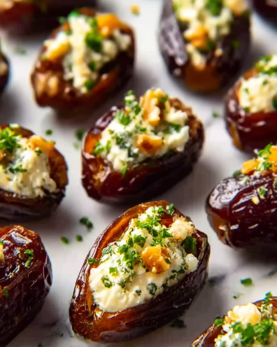 Feta-Parmesan Roasted Stuffed Dates Recipe - Recipe Image