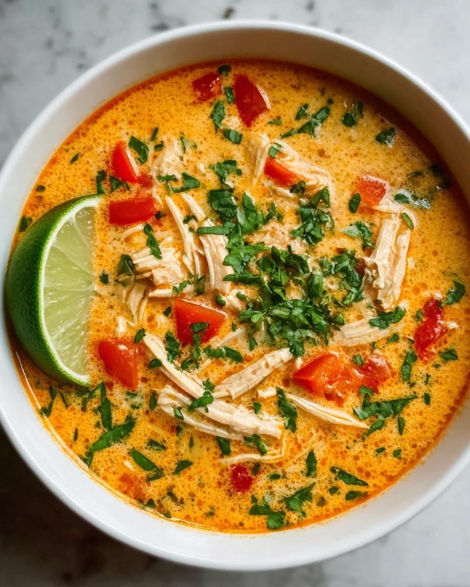 Thai Coconut Chicken Soup Recipe - Recipe Image