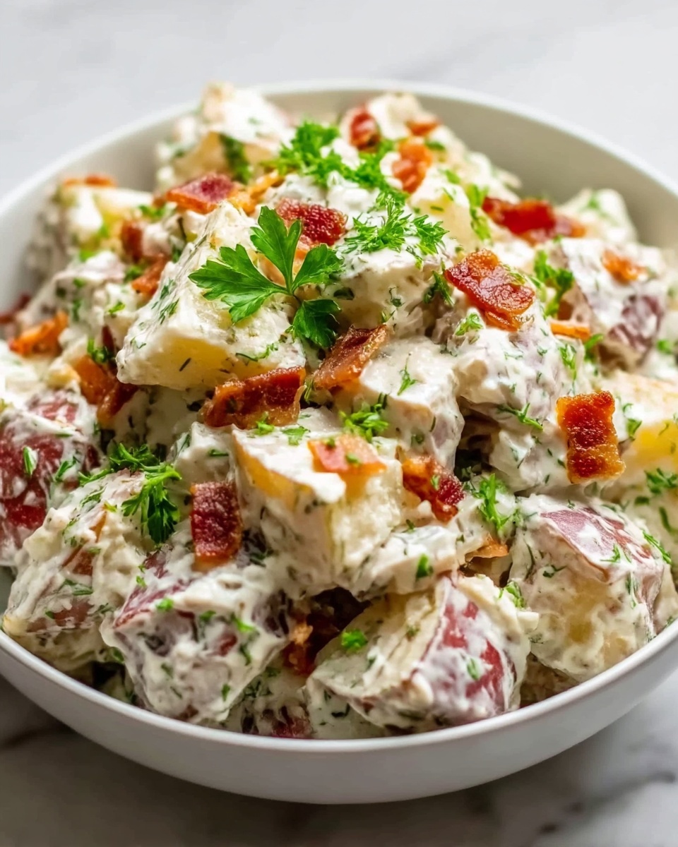 Loaded Steakhouse Potato Salad Recipe - Recipe Image