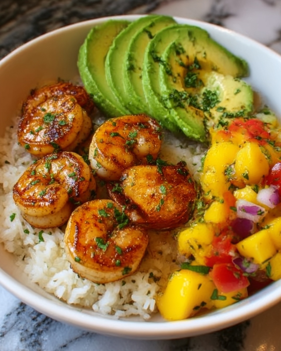Shrimp & Mango Rice Bowls Recipe - Recipe Image