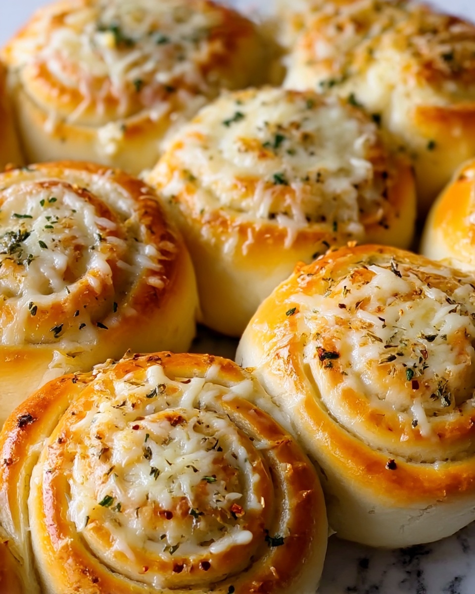 Homemade Garlic Cheese Rolls Recipe - Recipe Image