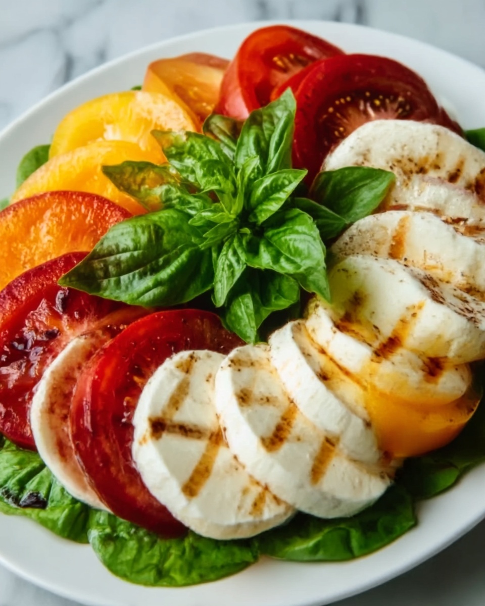 Peach Caprese Salad Recipe - Recipe Image