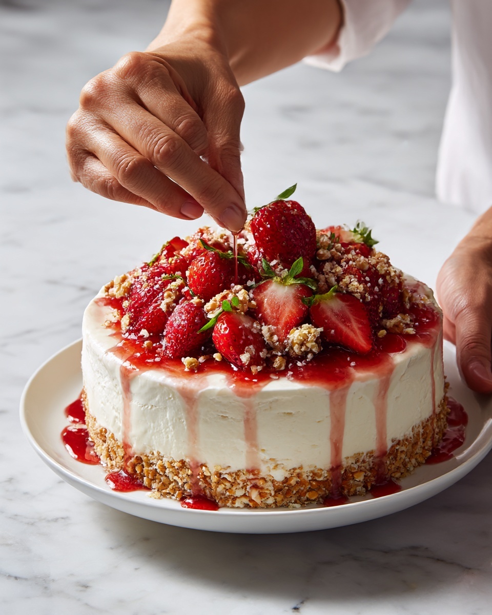 Strawberry Pretzel Salad Recipe - Recipe Image