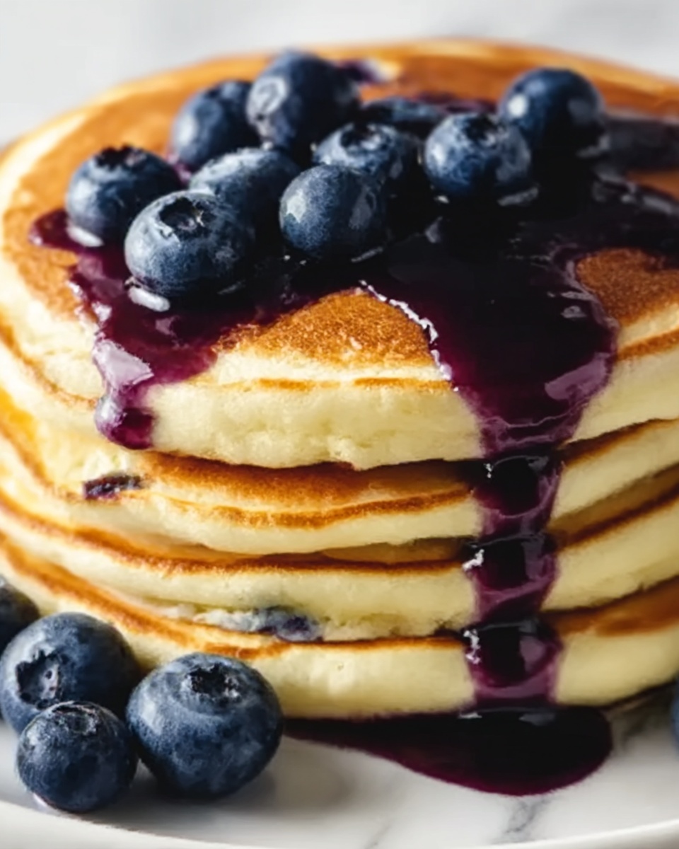 Easy Blueberry Pancakes Recipe - Recipe Image