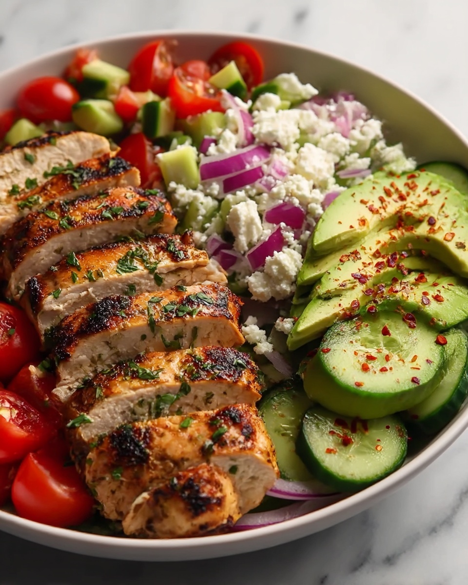 Greek Avocado Chicken Salad Recipe - Recipe Image