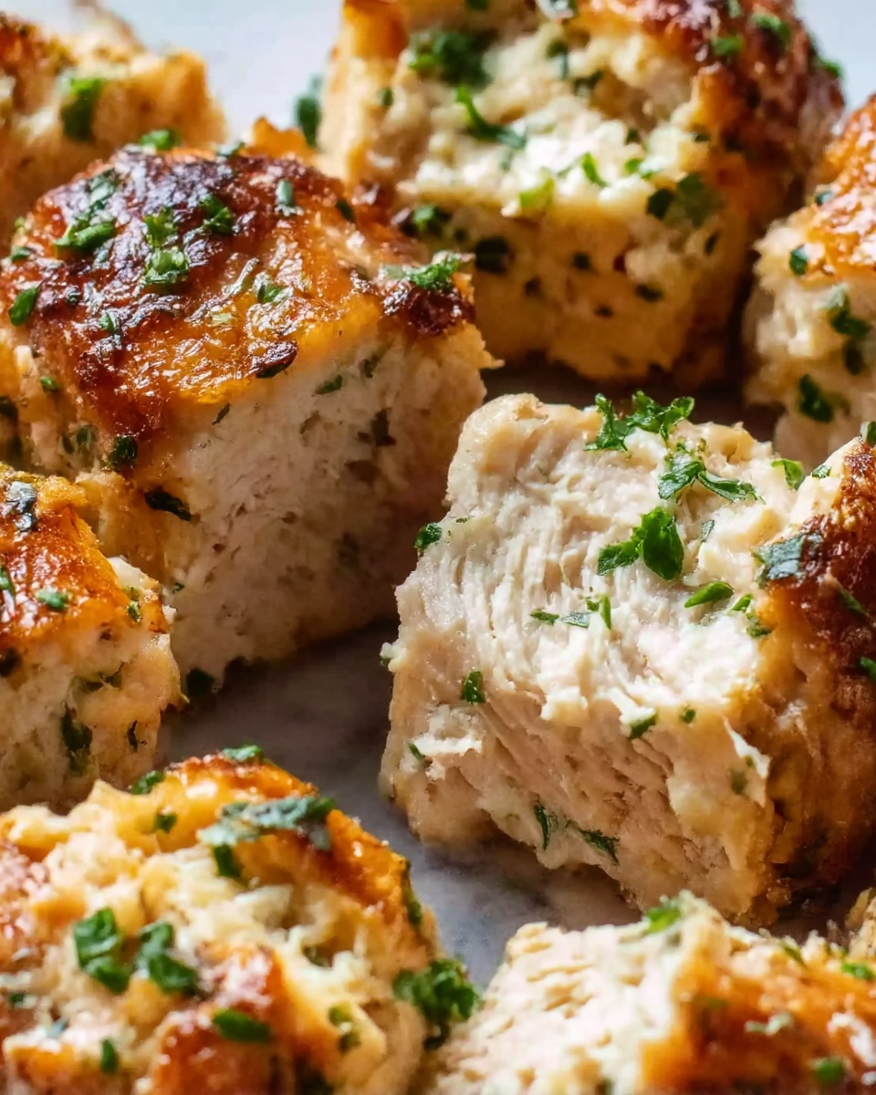 Chicken Alfredo Monkey Bread Recipe - Recipe Image