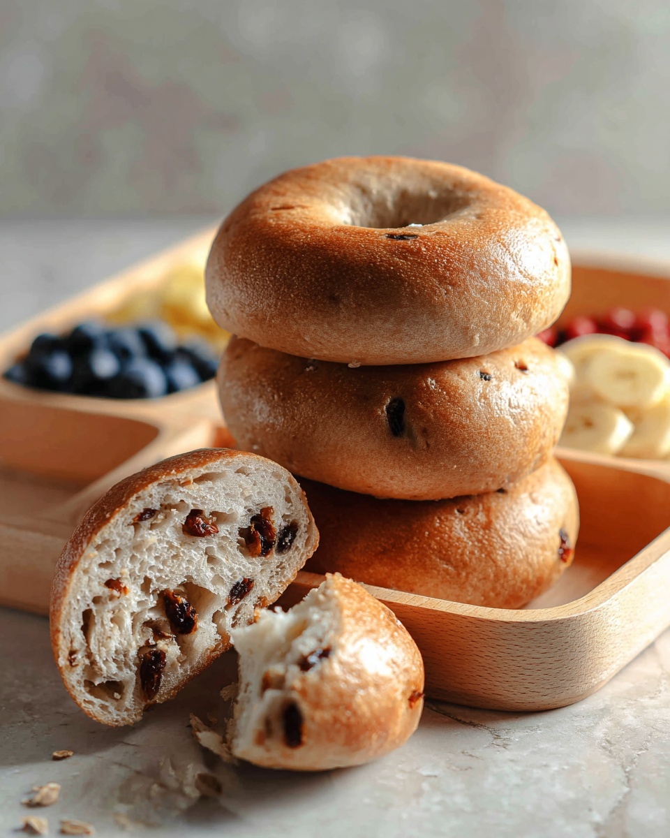 Cinnamon and Raisin Bagels Recipe - Recipe Image