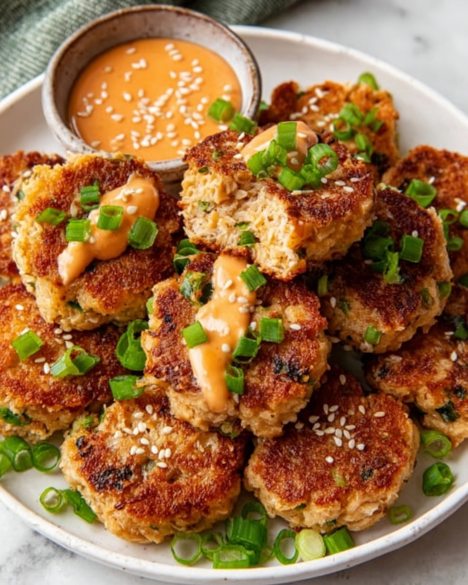 Asian Tuna Cakes with Spicy Mayo Recipe - Recipe Image