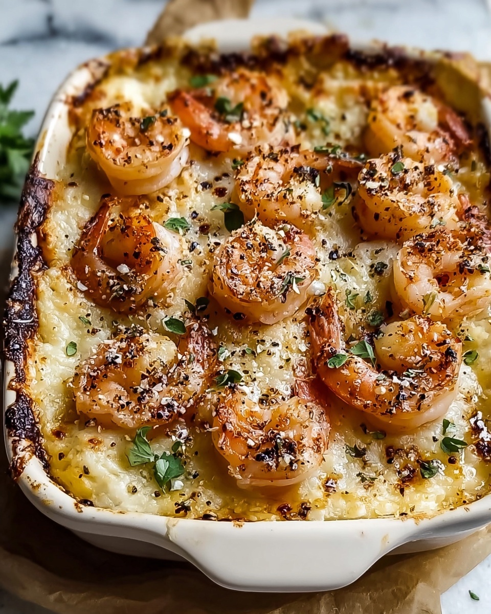Garlic Parmesan Baked Shrimp Recipe - Recipe Image