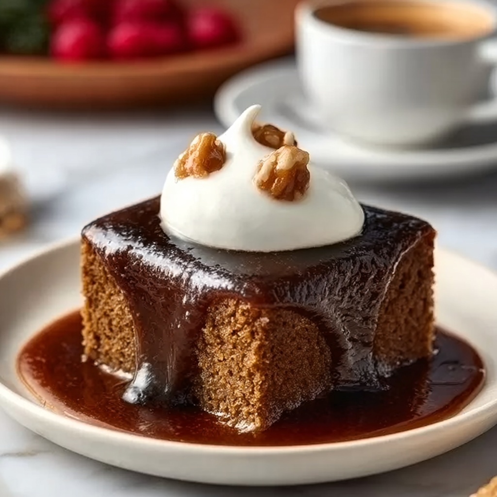Toffee Pudding with Rich Toffee Sauce Recipe - Recipe Image