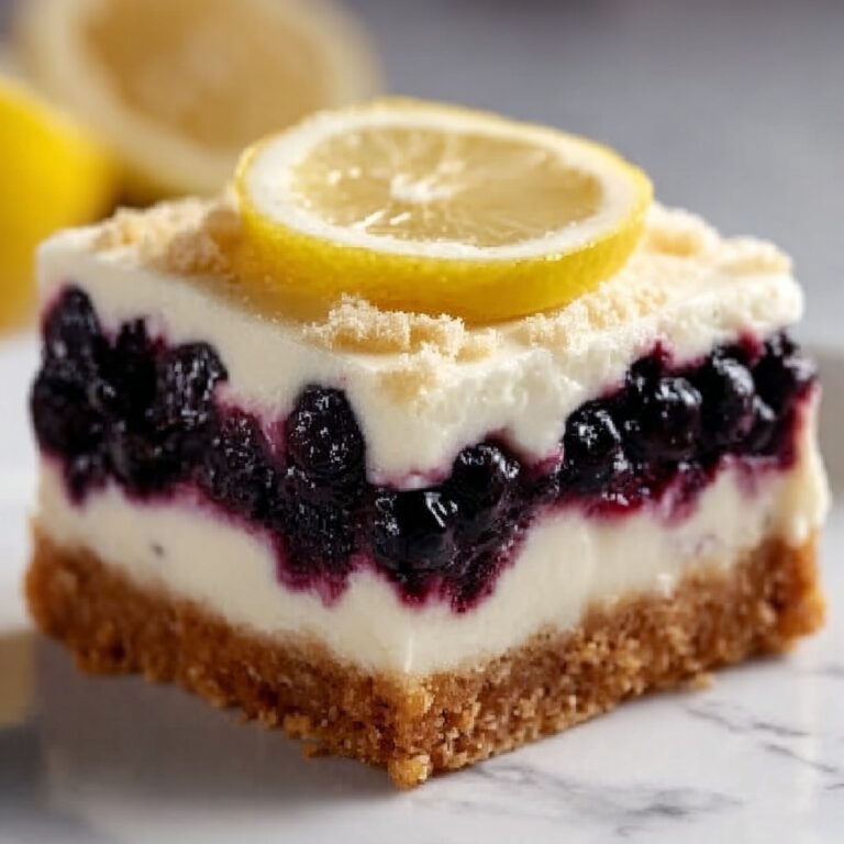 Blueberry Lemon Blondies Recipe