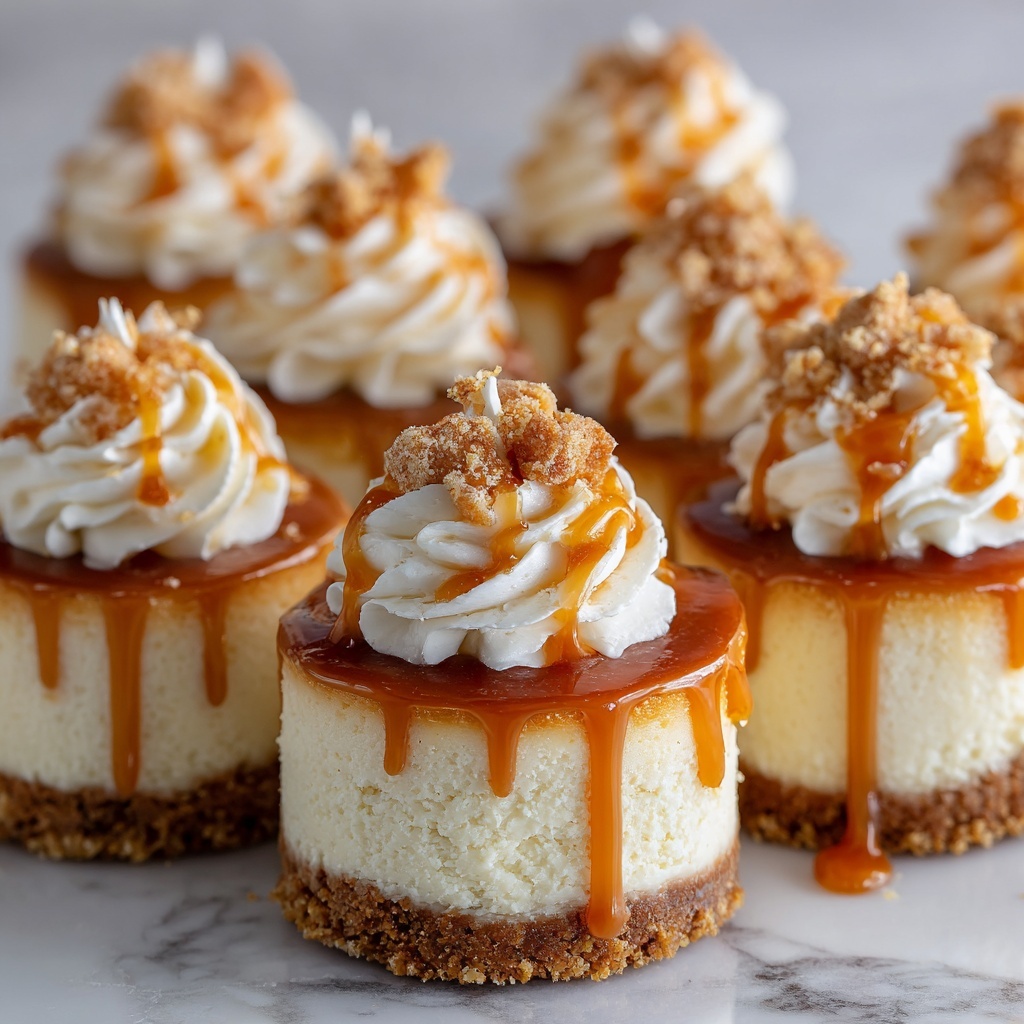 Mini Dulce de Leche Cheesecakes Recipe - Recipe Image