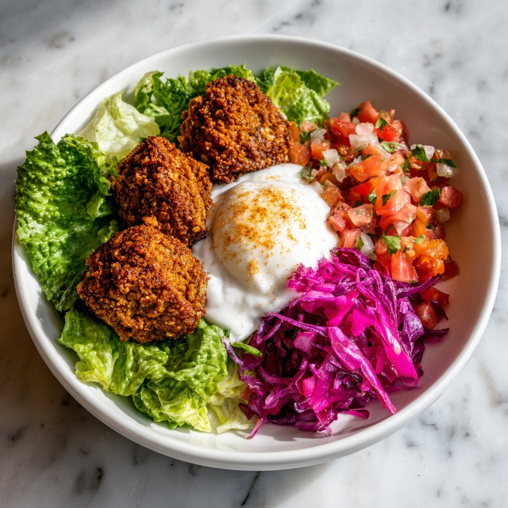 Easy Chicken Falafel Bowls Recipe - Recipe Image