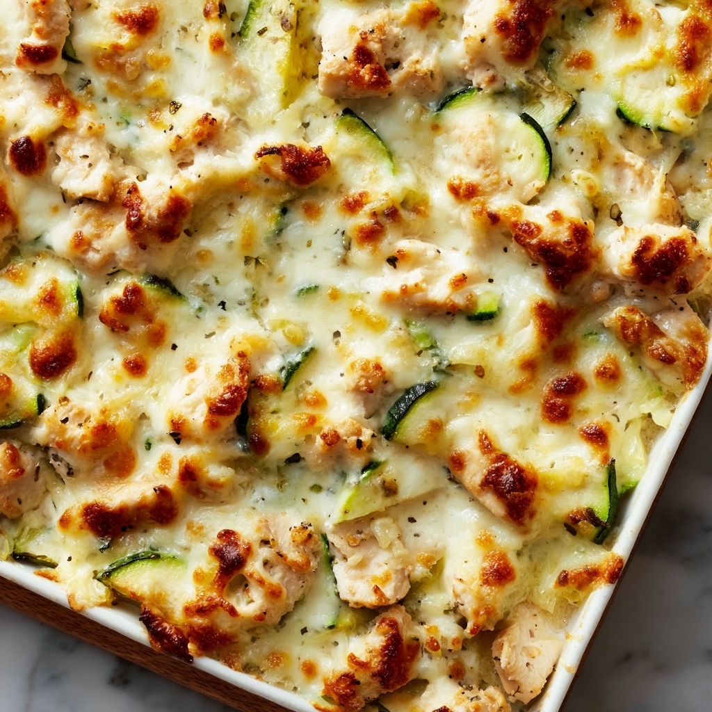 Cheesy Chicken Zucchini Casserole Recipe - Recipe Image